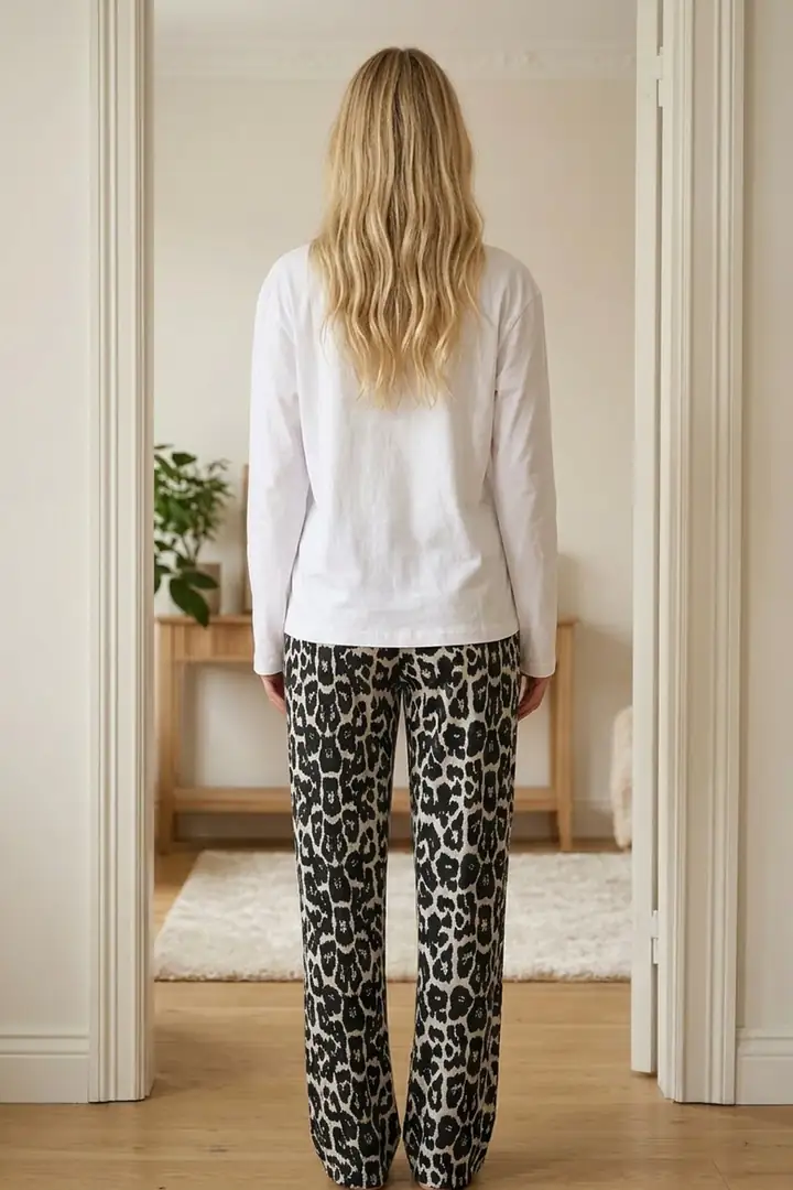 Örme Pamuklu Pijama Takımı 8028