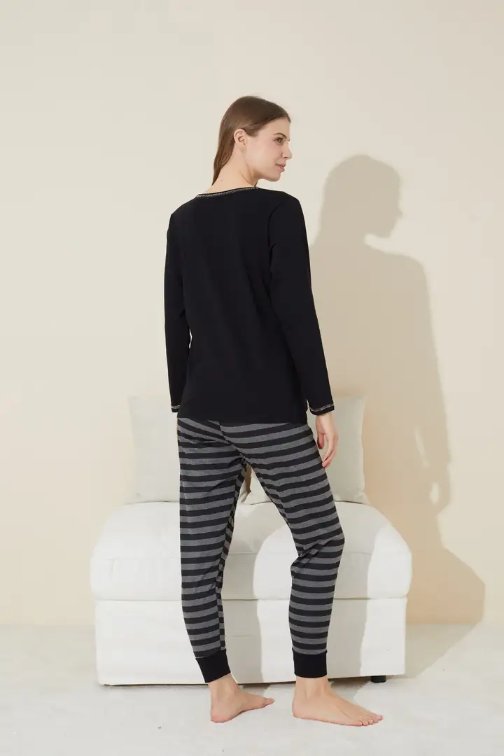 Pamuklu Örme Pijama Takım 24240131