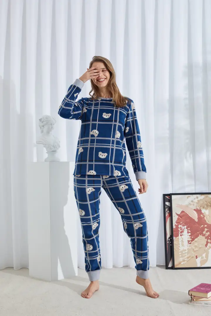 Alt-Üst Polar Pijama Takım