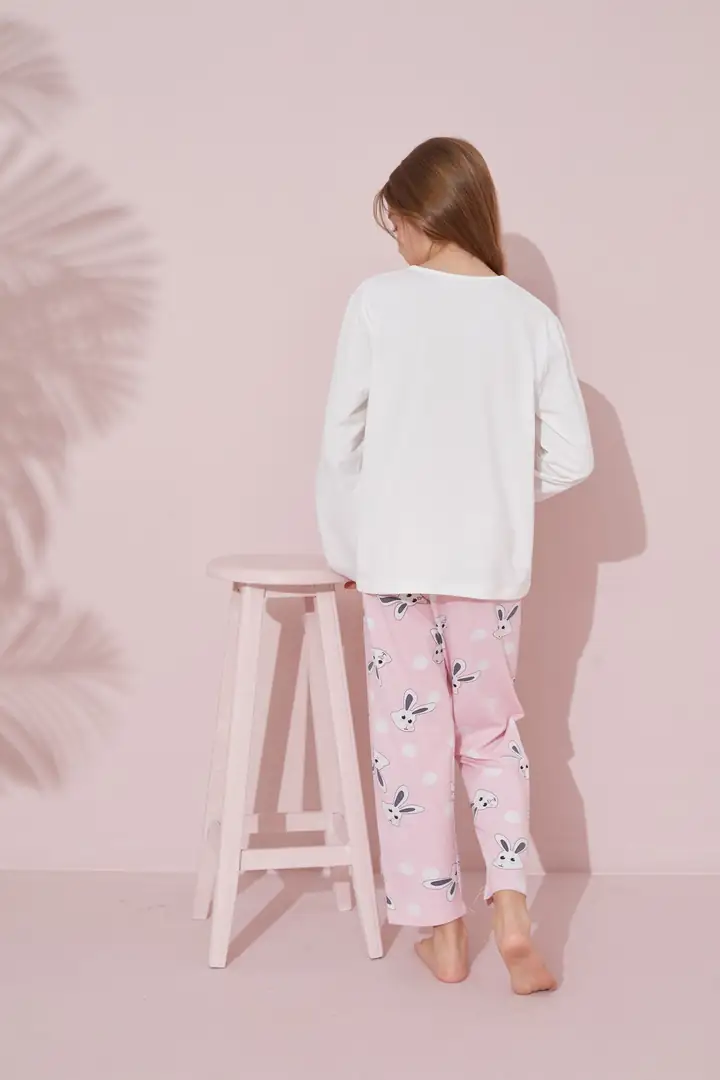 Pamuklu Örme Pijama Takım 24241093