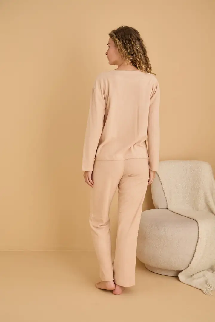 Havlu Kumaş Örme Pijama Takım 25226006