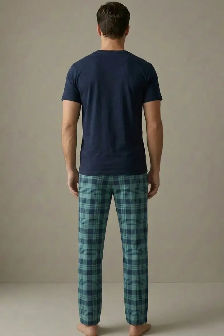 Örme Kısa Kollu Pijama Takım 8006
