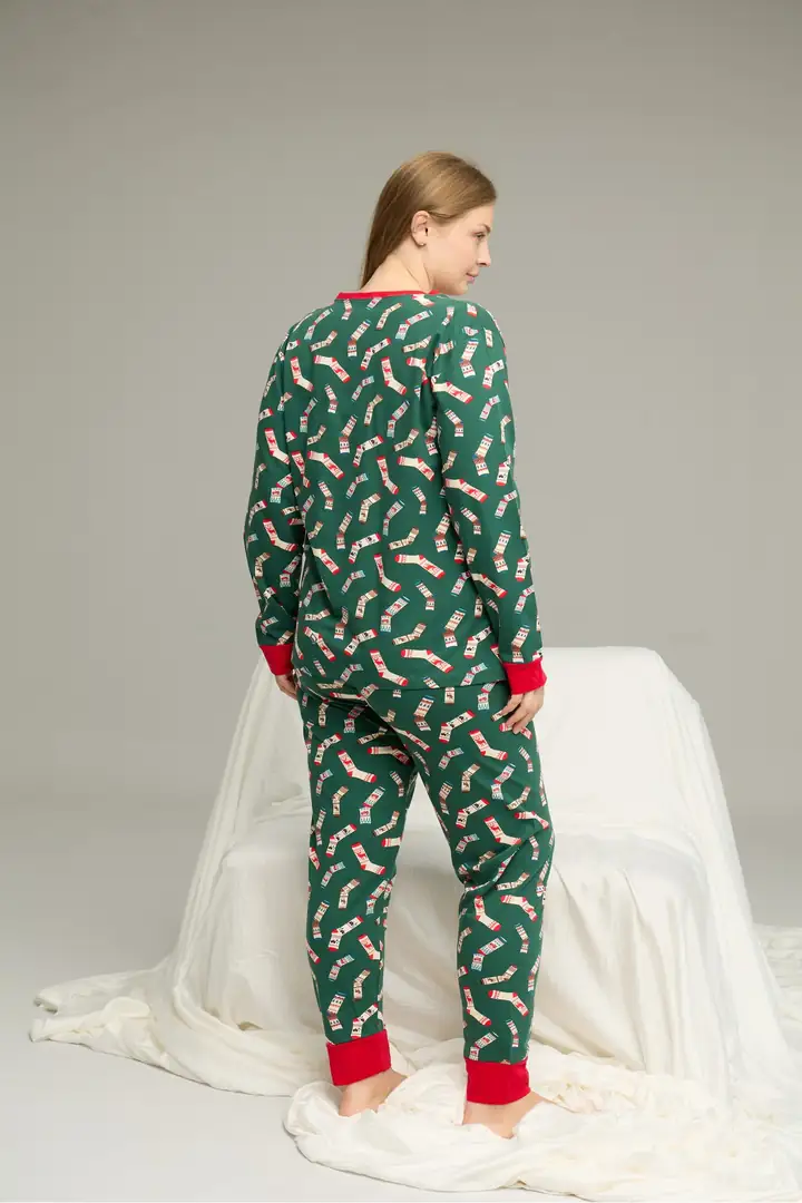 Curve Büyük Beden Battal Boy Pamuklu Pijama Takım 25240764