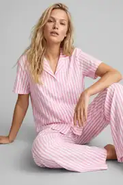 pembe beyaz çizgi