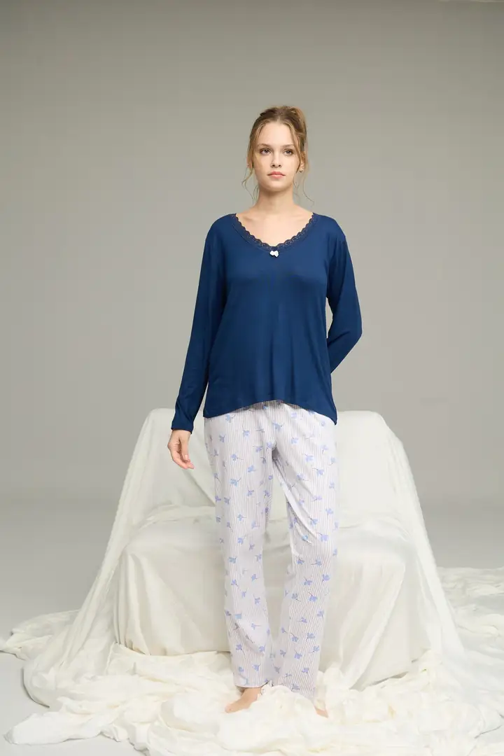 Örme Pamuklu Pijama Takım25240199
