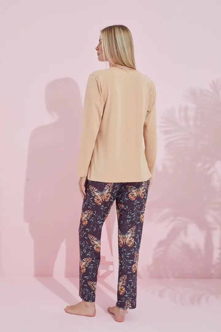 Pamuklu Örme Pijama Takım 24240180