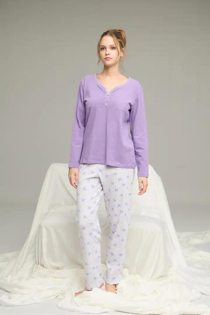 Örme Pamuklu Pijama Takım25240248