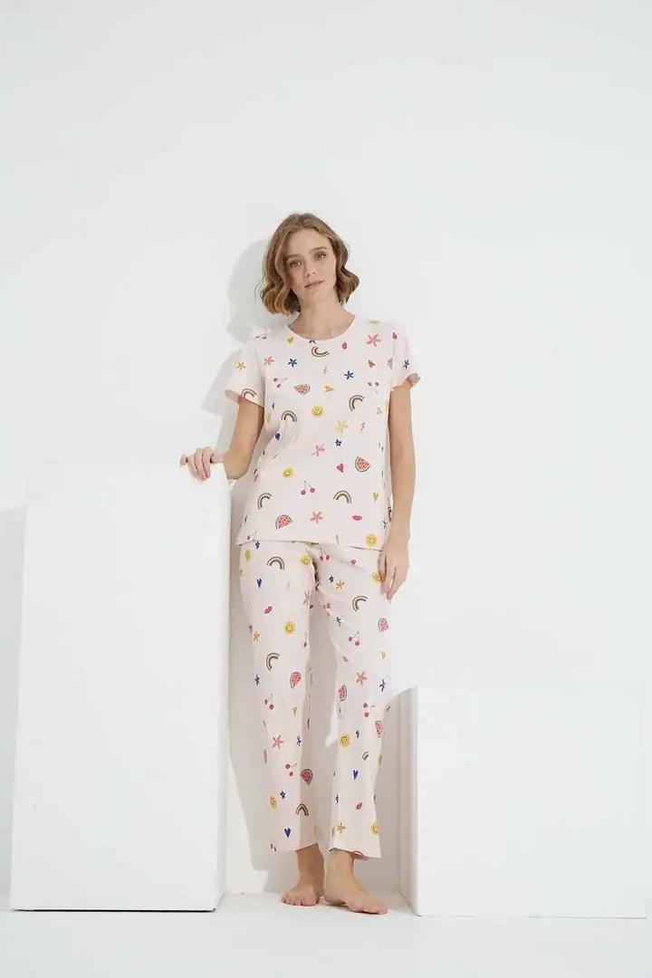 Örme Pijama Takımı 7634