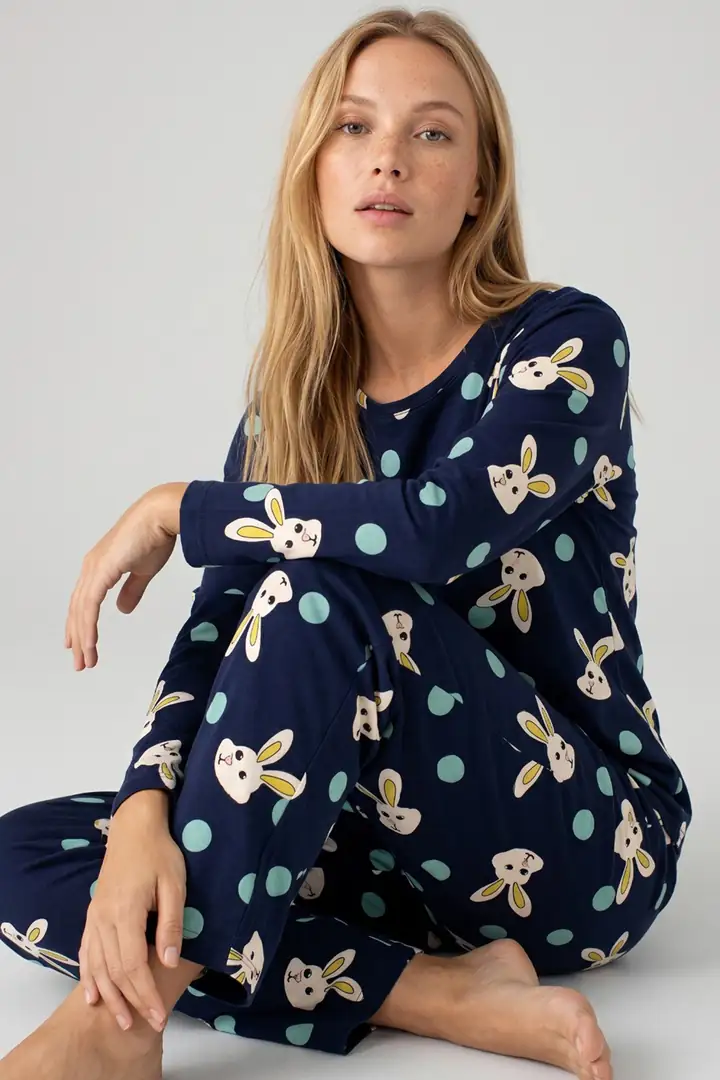 Pamuklu Pijama Takım 7586
