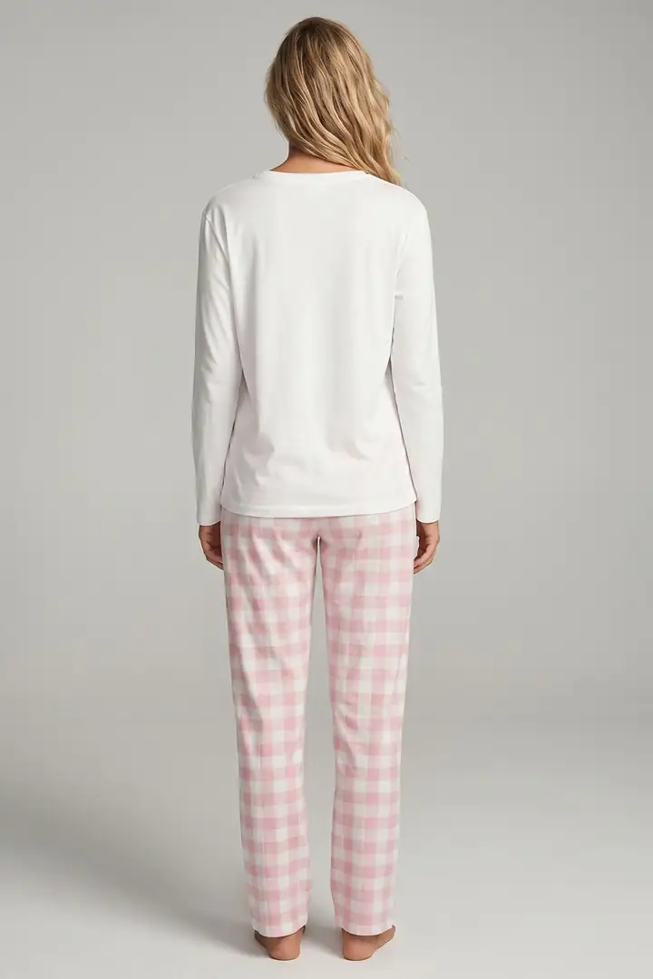 Örme Pamuklu Pijama Takımı 8027