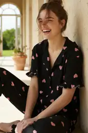 siyah pembe kalp