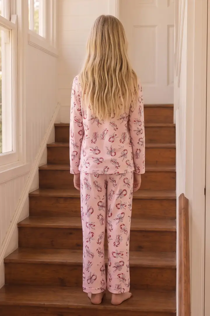 Desenli Termal Kumaşlı Ultra Soft Yumuşak Düğmeli Örme Pijama Takımı 26226815