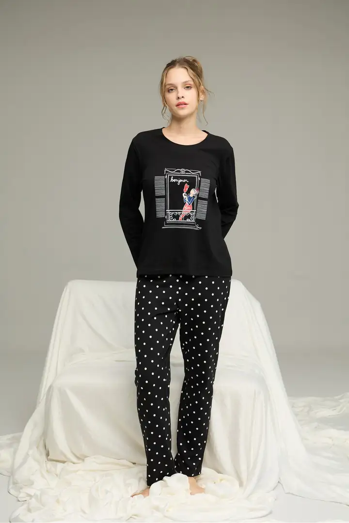 Örme Pamuklu Pijama Takım25240271
