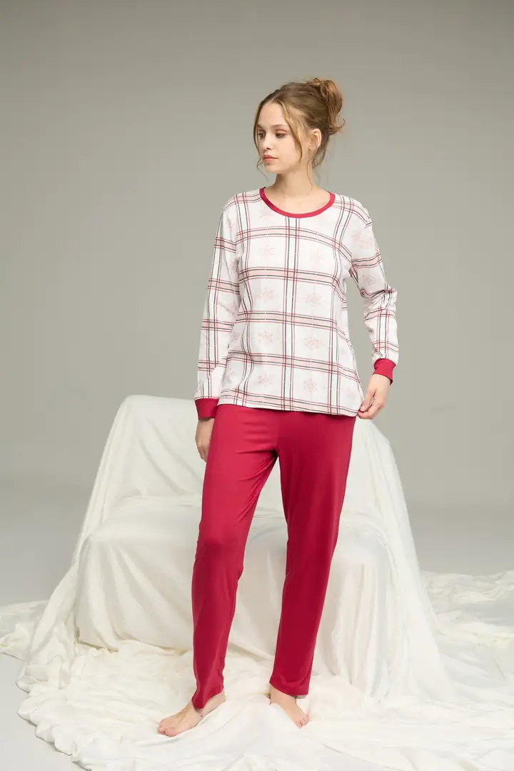 Örme Pamuklu Pijama Takım25240236